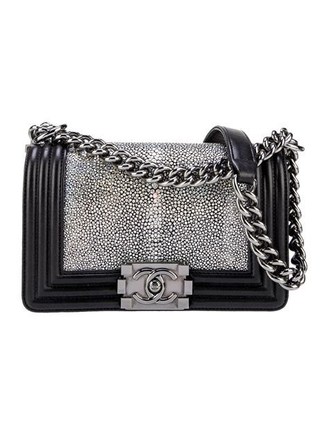 Chanel Small Galuchat Boy Bag 